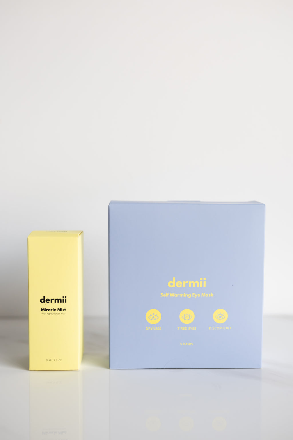 Dermii Miracle Mist 30ML + Self Warming Eye Mask Bundle